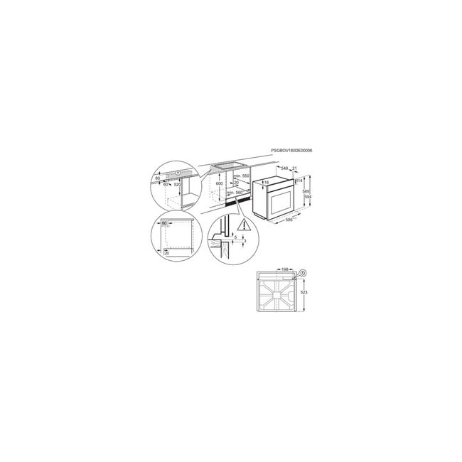 ჩასაშენებელი ღუმელი Electrolux KODEH70X - Image 4
