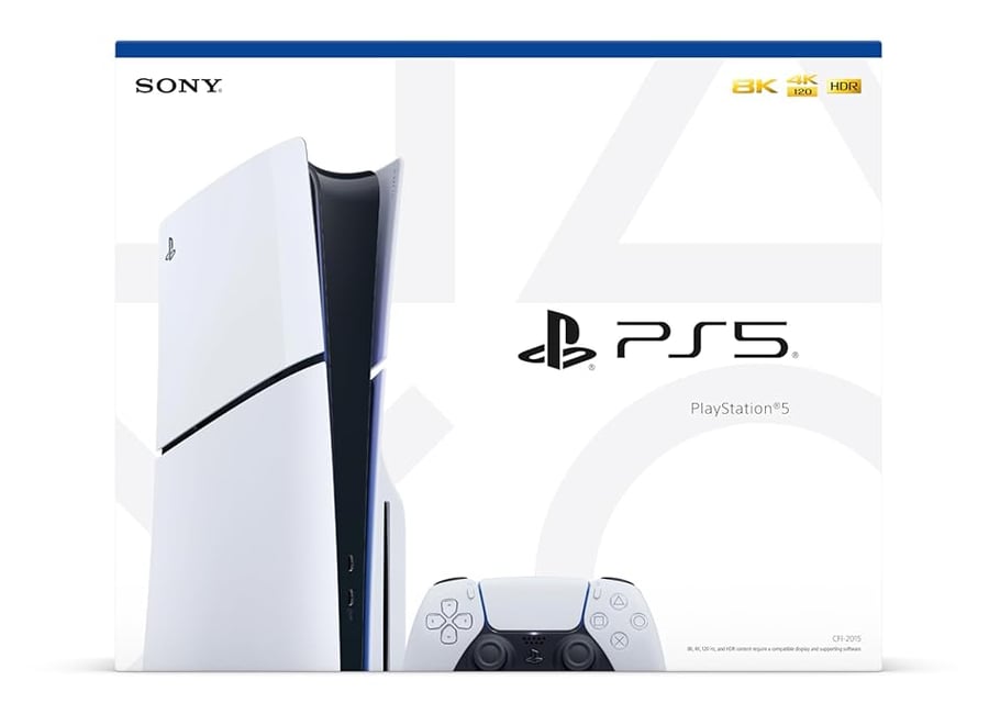 PlayStation 5 Slim Disc Version - White/D ფლეისთეიშენი - Image 2