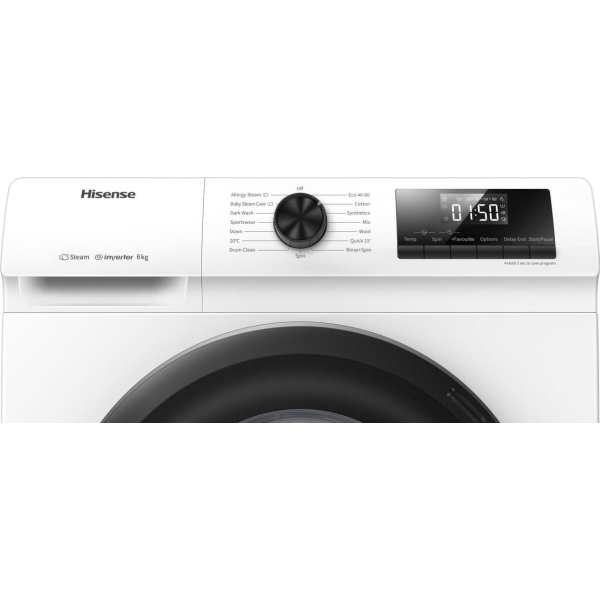 სარეცხი მანქანა 6კგ Hisense WFQP6012EVM - Image 4