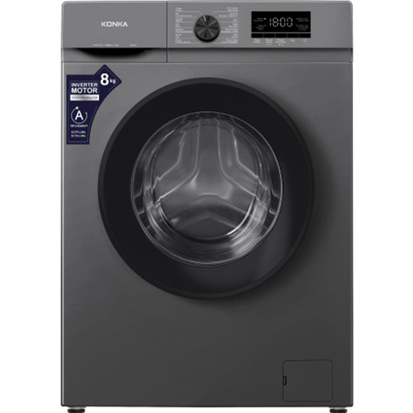 სარეცხი მანქანა 8კგ KONKA TCW455-L24W12-B 808GR