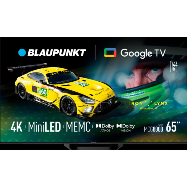 ტელევიზორი 165სმ BLAUPUNKT 65MCG8000 სმარტი 4K ანდროიდი