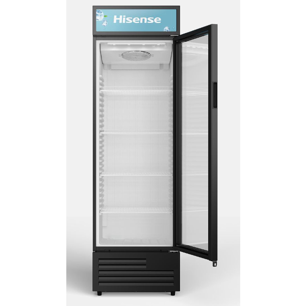 ვიტრინა მაცივარი 200სმ Hisense FL-50FC შავი, მშრალი ყინვა, მინის კარი - Image 2